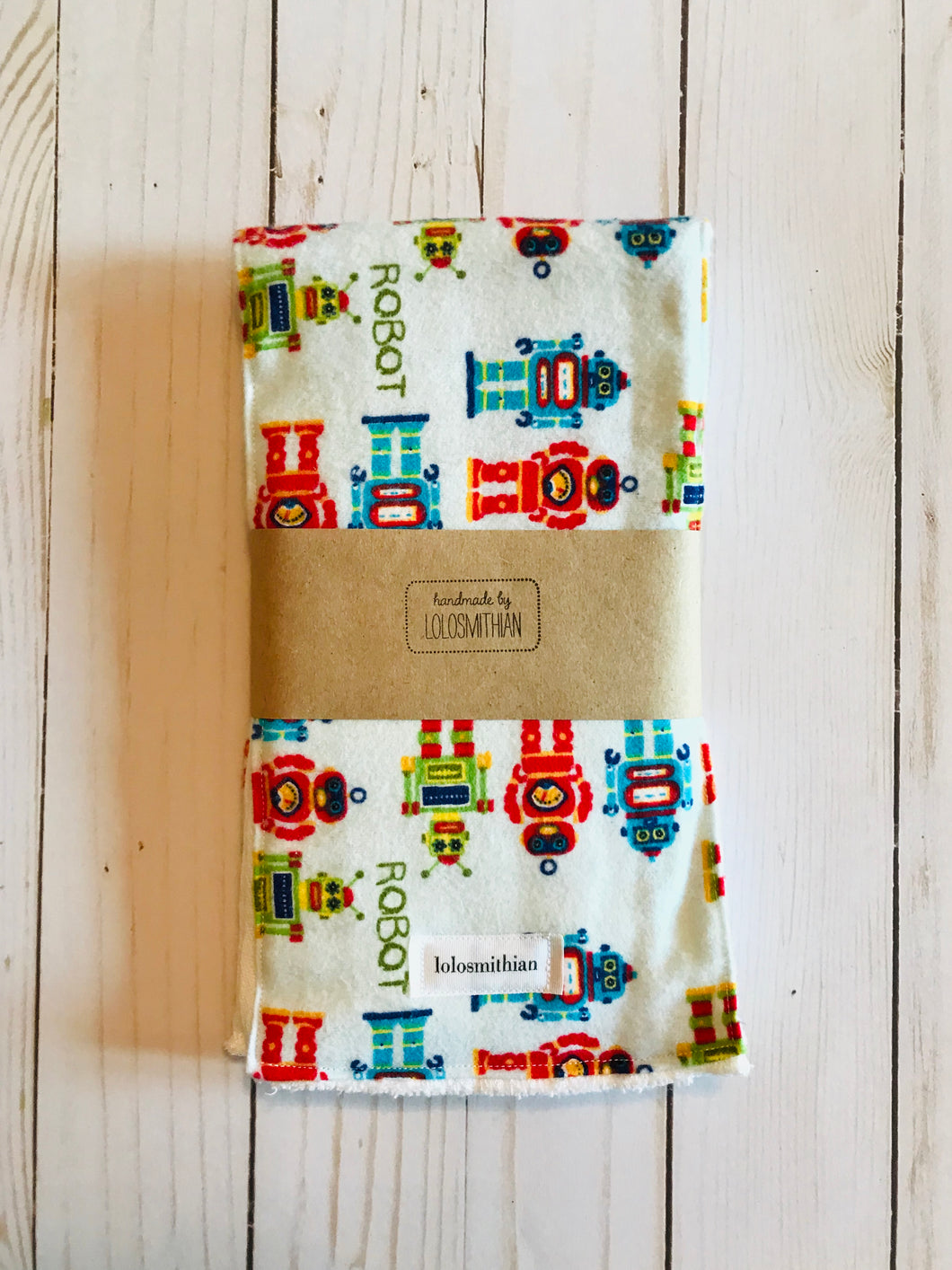 Robot Burp Cloth