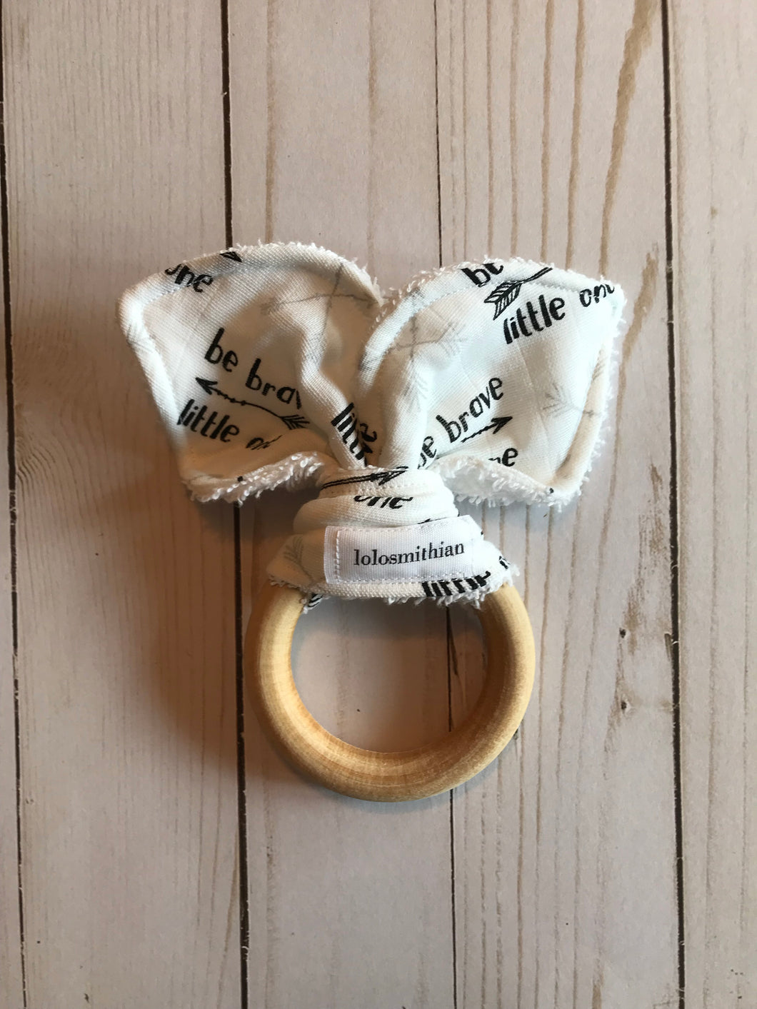 Be Brave Natural Maple Teether