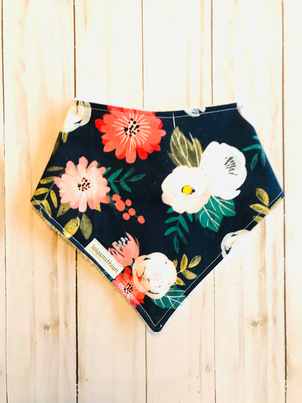 Flowers Bandana-Drool Bib